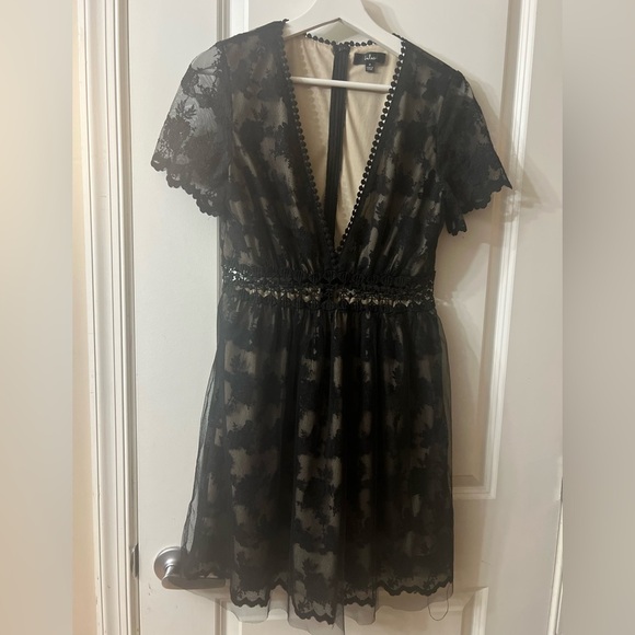 Lulus Elegant Black Lace Dress - Picture 6 of 9